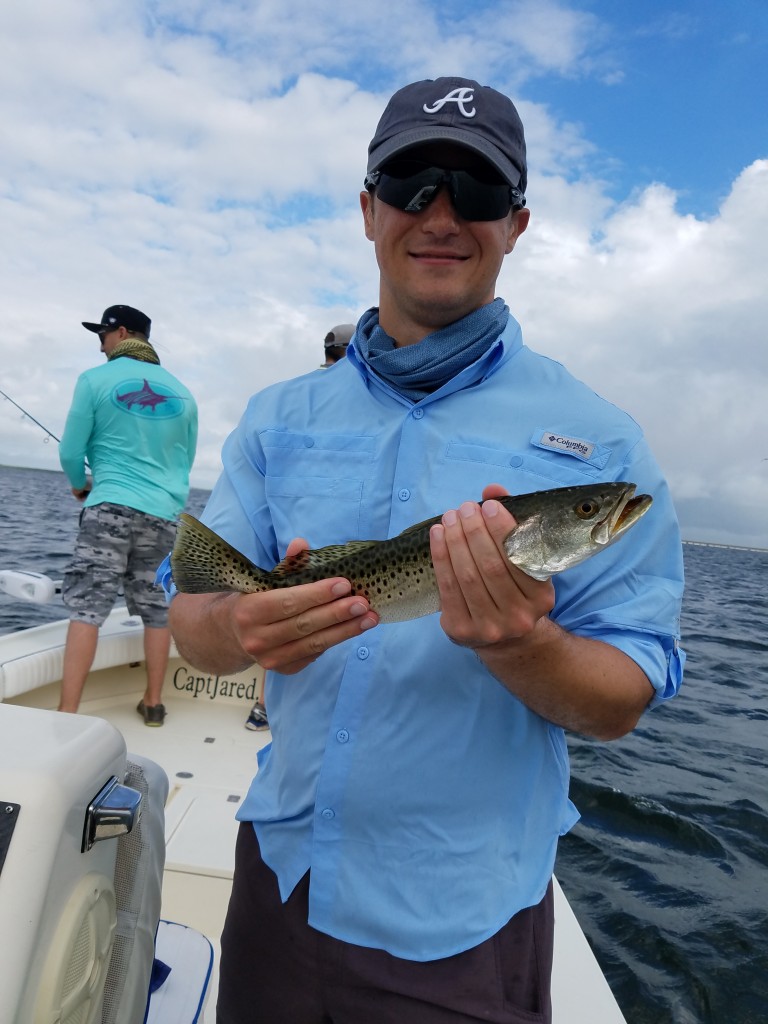 Trout on Tampa Bay Fishing Charter out of Sand Pearl Clearwater Beach