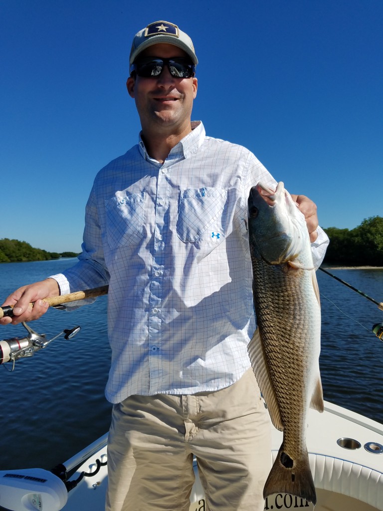 Clearwater beach red fishing charter trips