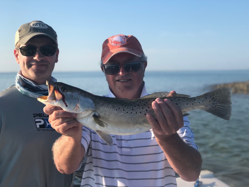 speckled trout clearwater beach fishing charter