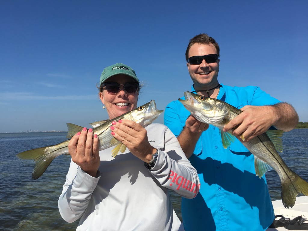 Two Snook on St.Pete Fishing Charter