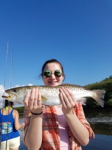 Big creek caught trout fishing Tampa Airport fishing trips