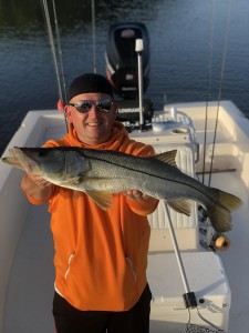 Joe caught this trout while fishing with capt.Jared Palm harbor fishing charters